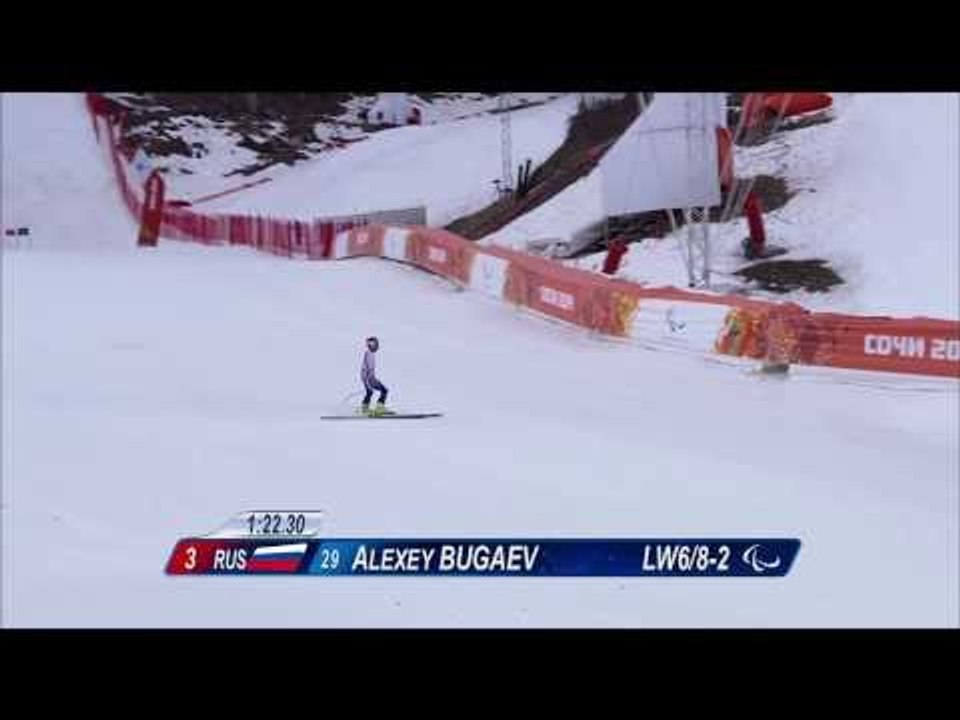 Alexey Bugaev | Men's super-G standing | Sochi 2014 Paralympic Winter Games