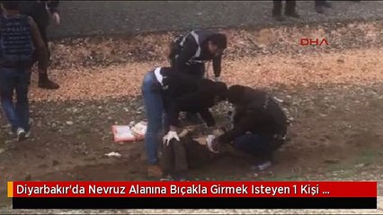 Diyarbakır'da Nevruz Alanına Bıçakla Girmek Isteyen 1 Kişi Vuruldu