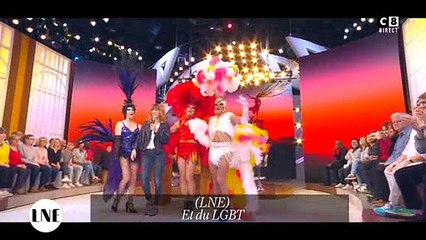La troupe de "Priscilla, folle du désert" revisite le générique de "La nouvelle édition" sur C8 - Regardez