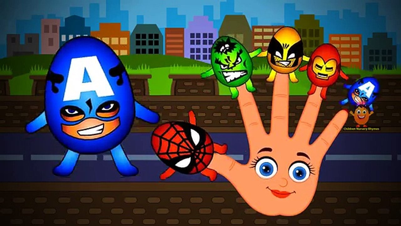 Mega Gummy Bear Superhero Battle Finger Family Song Nursery Rhymes For Children | Spiderma