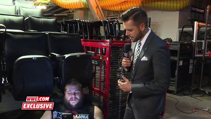 Kevin Owens promises to disturb the WWE Universe at WrestleMania- Raw Fallout, March 20, 2017