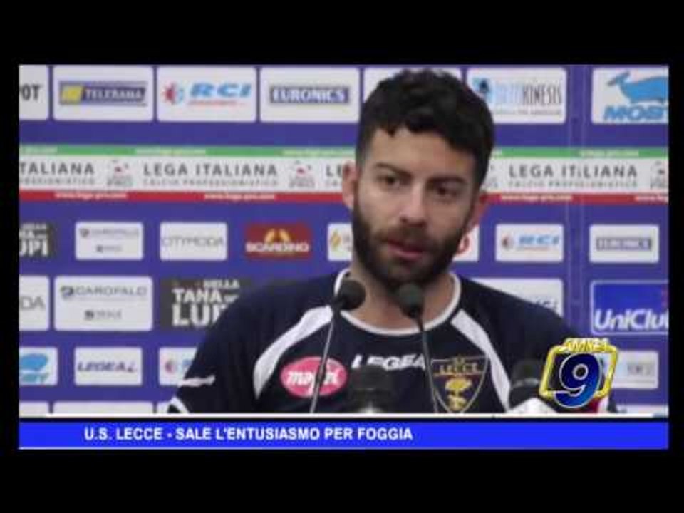 Us Lecce |  Sale l'entusiasmo per Foggia