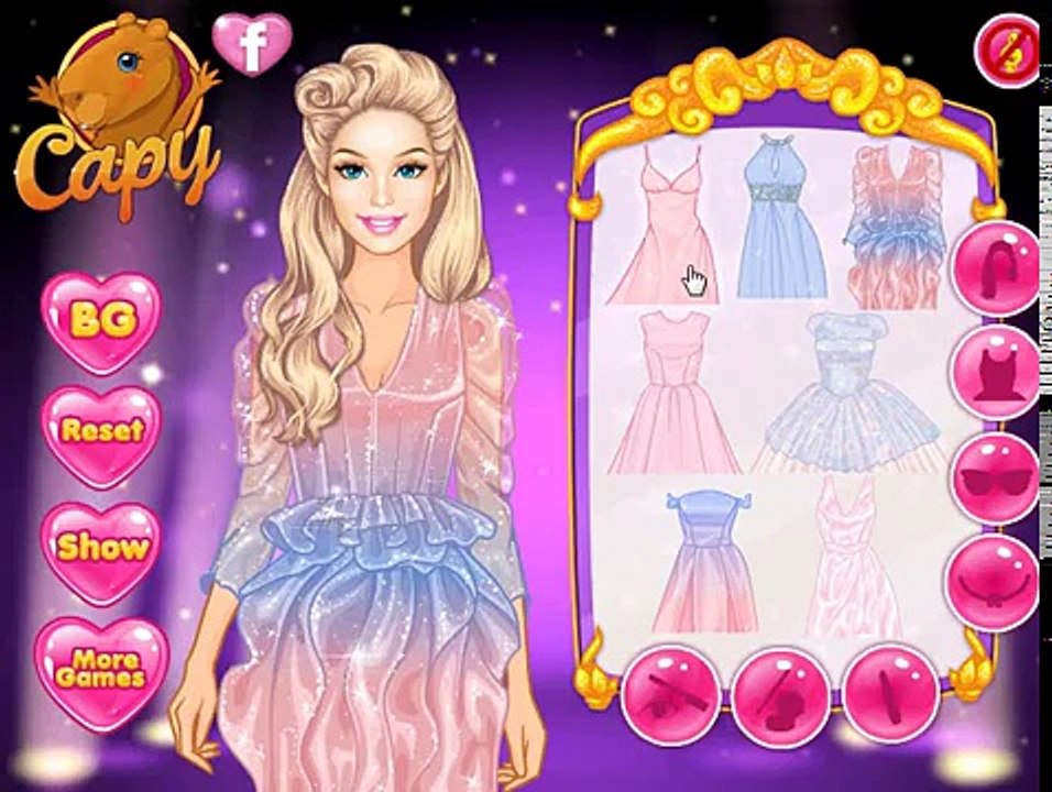 Barbie Dress Up Games Capy Barbie Games To Play Barbie Love Pink Dresses  Barbie Princess Dresssup