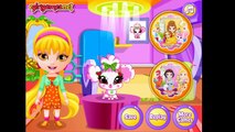 Baby Barbie My Fairy Pets -Winx Musa, Techna, Stella Pets Ginger, Pepe & Chick Care Game F