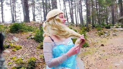 Download Video: Joker vs Spiderman Saves Elsa Frozen! Spiderman w  Frozen Elsa Dress! Superhero Movie in Real Life!