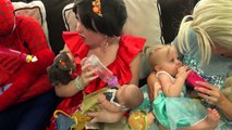 Disney Princesses and Babies! Singing w/ Princess Elena of Avalor and Frozen Elsa and Spid