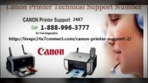 Canon Printer Technical Support Number – 1-888-996-3777 :