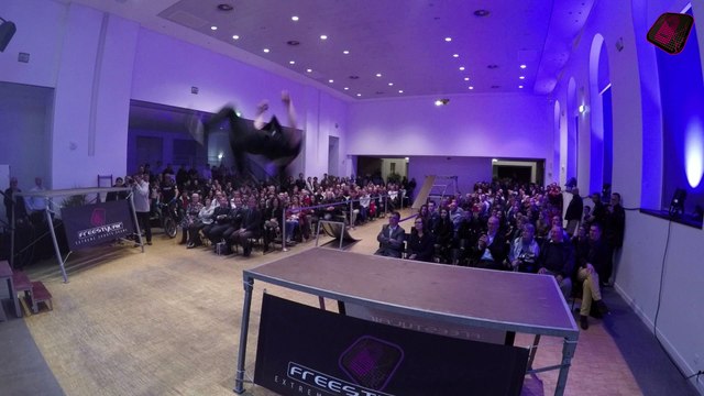 SPECTACLE VTT STREET TRIAL & PARKOUR INDOOR. • FREESTYL'AIR 2017