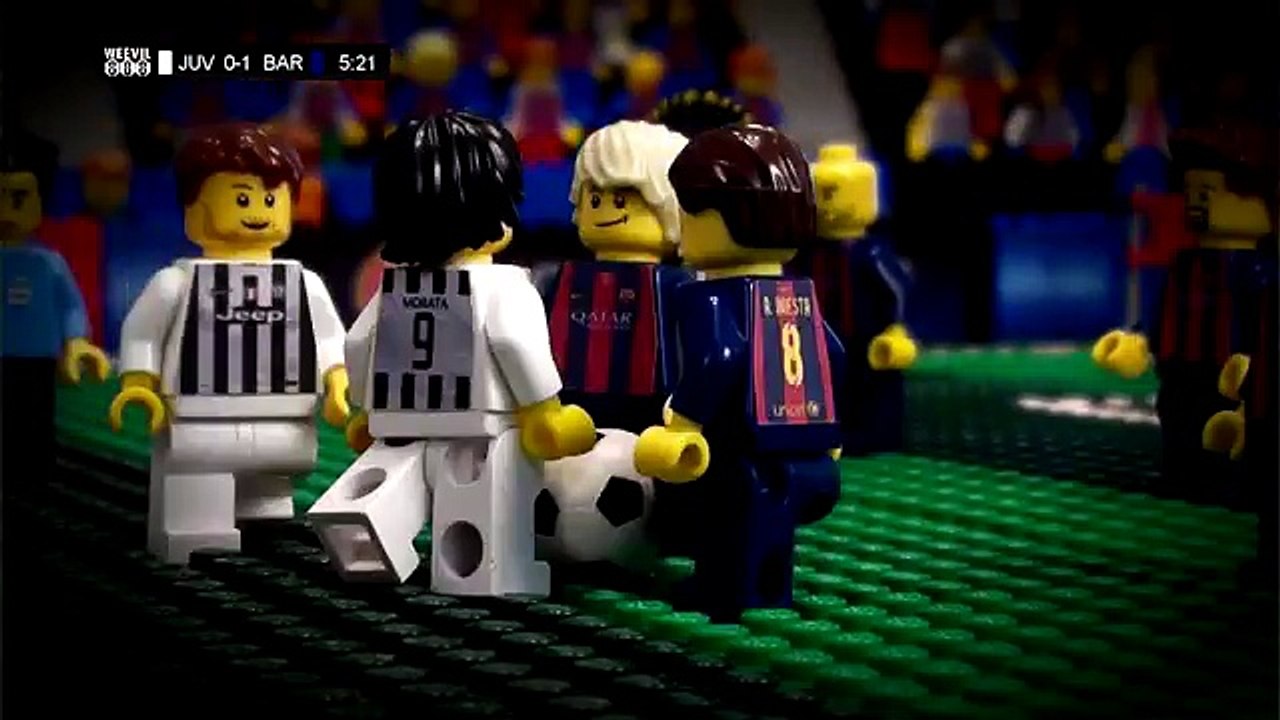 Champions League Final 2015 in LEGO (Juventus v Barcelona)