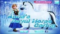 Annas Royal Horse Caring - frozen anna games - anna horse care game