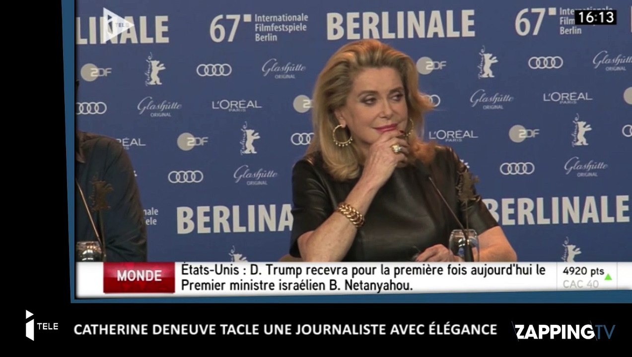 Catherine Deneuve recadre une journaliste à la Berlinale