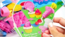 Play Doh Peppa Pig Cupcake Dough Playset Toys Playdough Cake Desert Juguetes de Plastilina