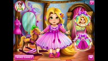 Baby Princess Rapunzel Bath - Tangled Newborn Baby Games