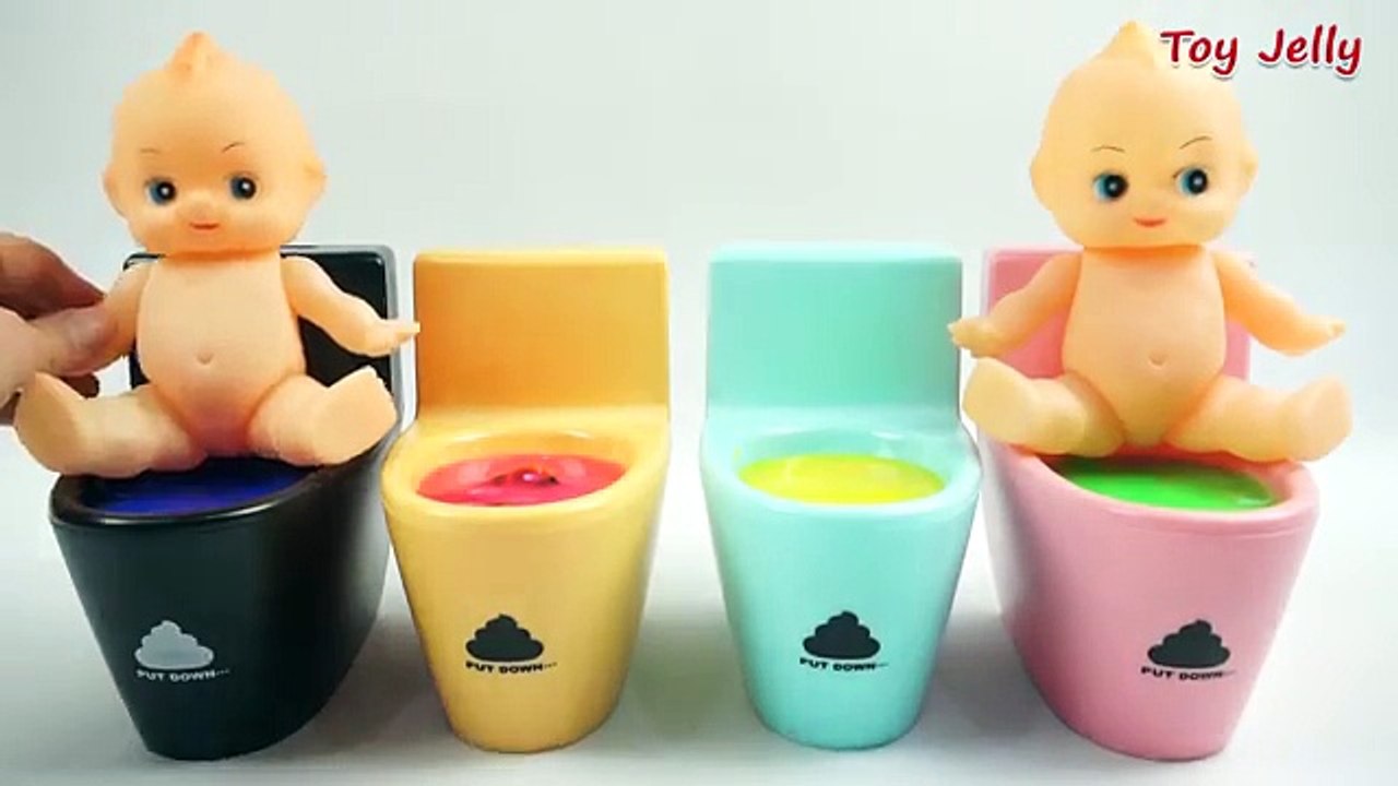 Surprise Toys Baby Doll Playdoh Poo on Toilet toy Shopkins Paw Patrols My Little Pony Slime Monster