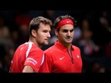 Highlights: Marco Chiudinelli/Roger Federer (SUI) v Thiemo de Bakker/Matwe Middelkoop (NED)