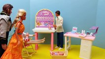 Barbie Pregnant Baby Birth Story 3 Doctor Elsa DisneyCarToys Disney Frozen Prince Hans Bab