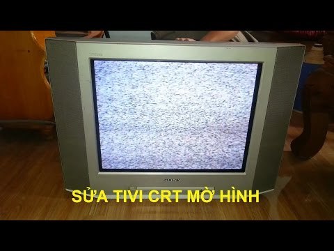 Sửa Tivi CRT Mờ Hình-Thay Đế Đèn Tivi SONY HA 21m83A Mua Hết 20 Ngàn