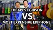 Cheapest Gibson vs Most Expensive Epiphone - A Les Paul Challenge!