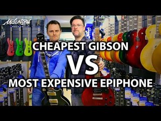 Cheapest Gibson vs Most Expensive Epiphone - A Les Paul Challenge!