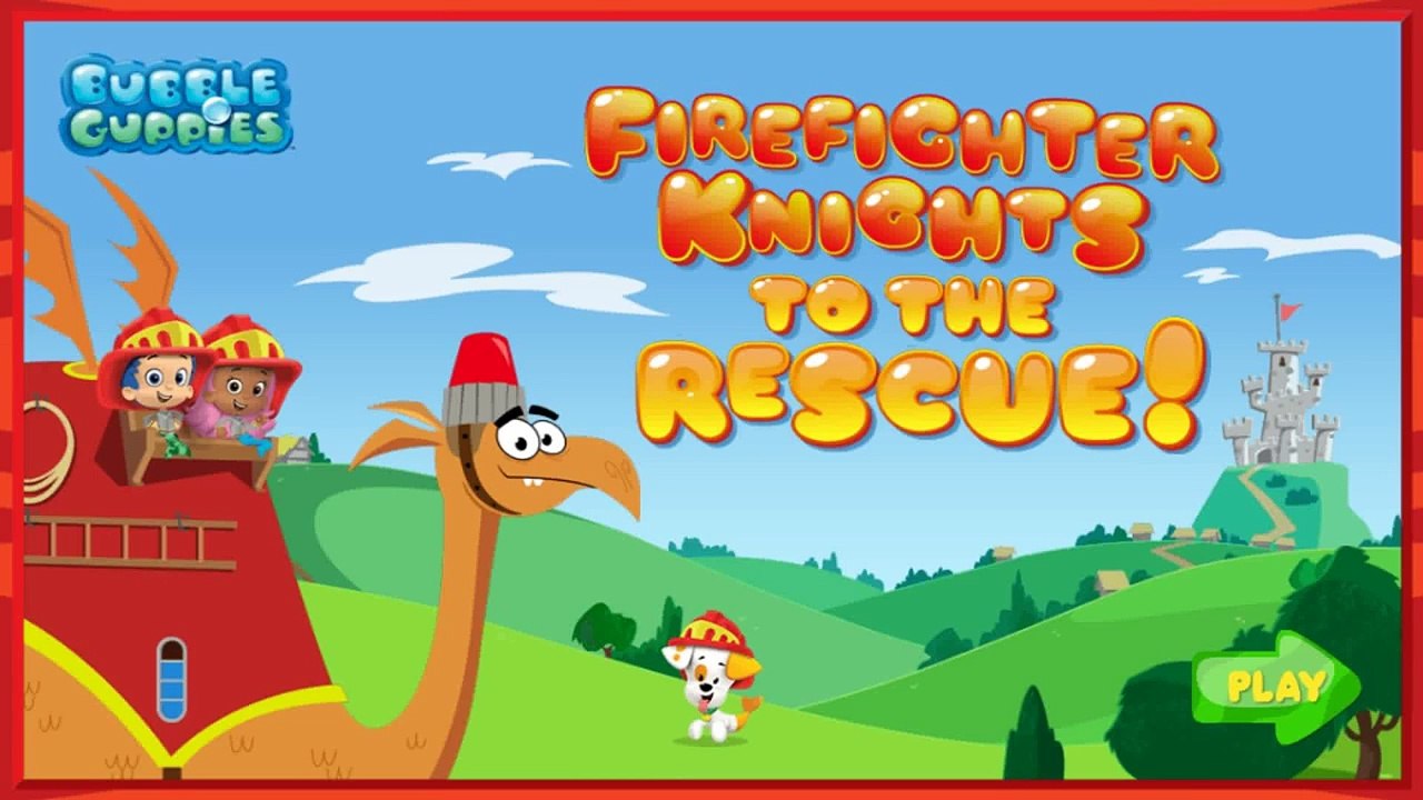 Bubble Guppies - Firefighter Knight To The Rescue - Nick Jr Games Videos For Kids
