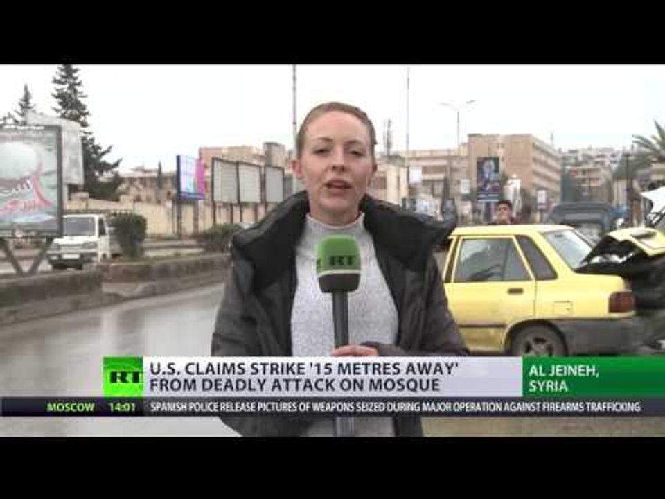 At least 50 killed in Aleppo mosque strike, US admit targeting building nearby
