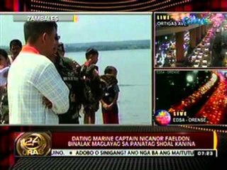 24oras: Dating Marine Captain Nicanor Faeldon, binalak maglayag sa Panatag Shoal kanina