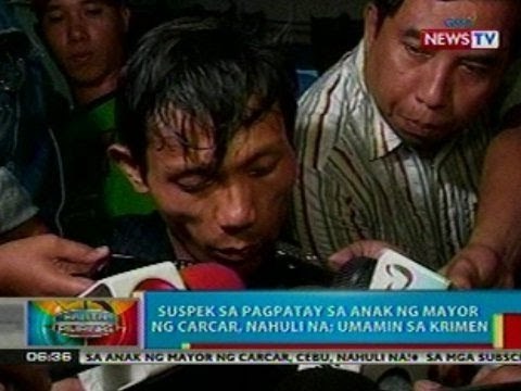 BP: Suspek sa pagpatay sa anak ng mayor ng Carcar, nahuli na