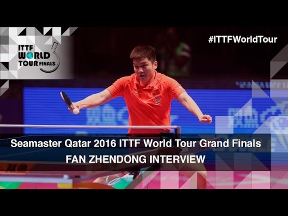 2016 ITTF World Tour Grand Finals | Fan Zhendong Interview