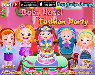 Baby Hazel Fashion Party - Baby Hazel Games To Play - yourchannelkids