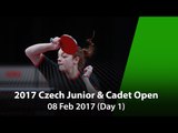 Day 1 - 2017 Czech Junior & Cadet Open