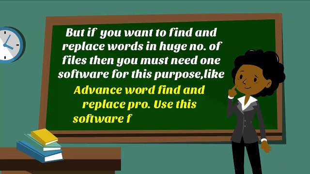 Find replace words in multiple Word files