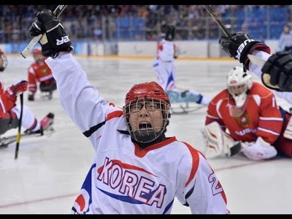 Russia Vs Korea highlights | Ice Sledge Hockey | Sochi 2014 Winter Paralympic Games