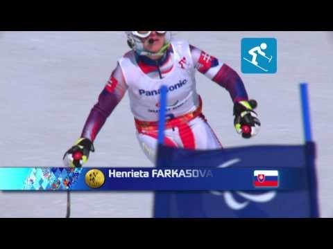Women's downhill visually impaired medallist highlights | Alpine skiing | Sochi 2014 Paralympics