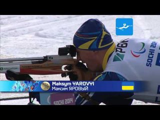 Men's short distance biathlon individual sitting medallist highlights | Biathlon | Sochi 2014