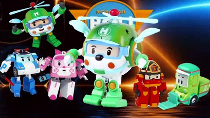 DADDY FINGER FAMILY SONG Robocar Poli Nursery Rhymes for Children Babies and Toddlers