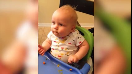 Cute Baby Won't Eat Vegetables - Funny Kids Videos