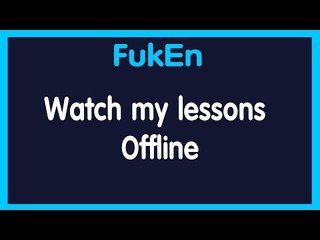 How to learn my lessions offline