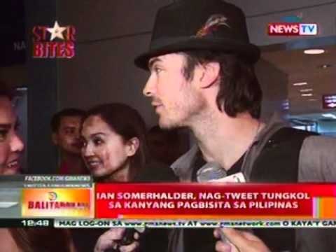 BT: Pinoy fans ni Ian Somerhalder, inabangan ang kanyang pagdating