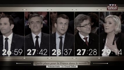 France : Petites piques et gros désaccords dans le premier débat des principaux candidats