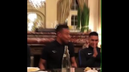 Le bizutage de Mbappé, Thauvin, Mendy et Tolisso