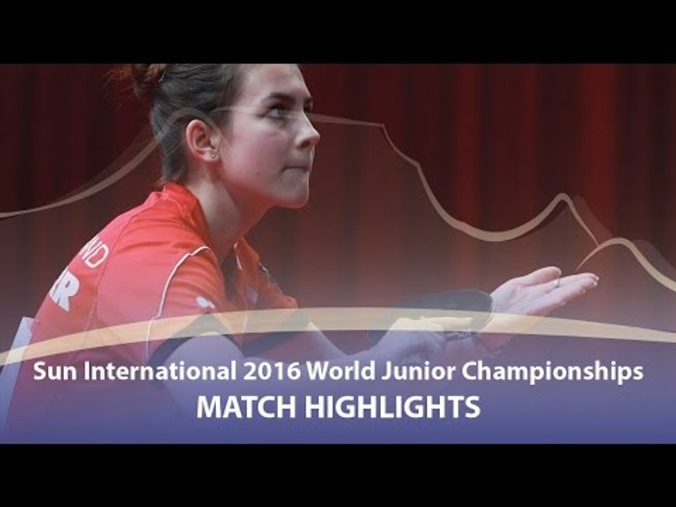 WJTTC 2016 Highlights: Miu Hirano vs Caroline Hajok (R64)