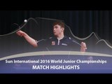 WJTTC 2016 Highlights: Yuto Kizukuri vs Patrik Klos (R64)