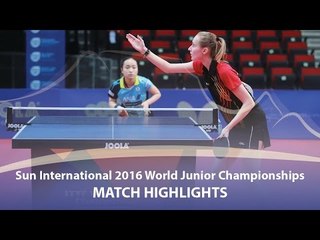 WJTTC 2016 Highlights: Mima Ito vs Eline Loyen (R64)