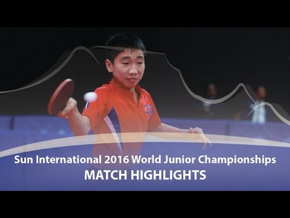 WJTTC 2016 Highlights: Kim Song II vs Alexandru Manole (R64)