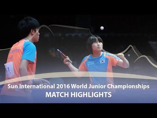 WJTTC 2016 Highlights: Cho Seungmin/Kim Jiho vs Yuki Matsuyama/Hina Hayata (Final)