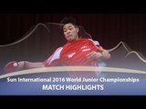 WJTTC 2016 Highlights: Tomokazu Harimoto vs Alexandre Cassin (1/4)