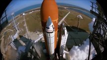 【衝撃】迫力満点！スペースシャトルのブースターロケット！！ ロケットの再利用を目論む米国スペースX社。洋上の無人船めがけてロケットを降下させ、垂直に起立した状態で軟着陸させようと試