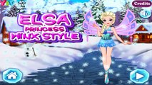 Дисней принцесс замороженный Игры с Эльза Винкс наряжаться девушка Игры видео