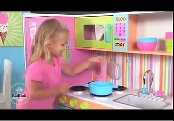 ДЛЯ ФУРШЕТА мультик детей кухня игрушечная с приборами обзор кухни игрушки