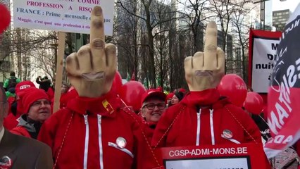 Le non-marchand manifeste à Bruxelles